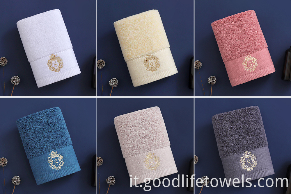 Branded Custom Embroidery Soft Cotton Hand Towels